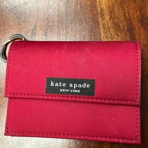 Kate Spade red change purse.